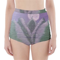 Purple haze  High-Waisted Bikini Bottoms