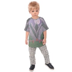 Purple haze  Kids  Raglan Tee