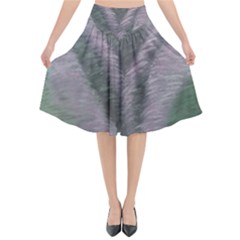 Purple haze  Flared Midi Skirt