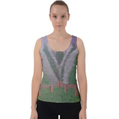 Purple Haze  Velvet Tank Top by Hayleyboop