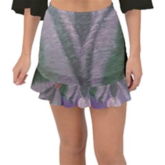Purple haze  Fishtail Mini Chiffon Skirt