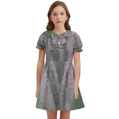 Purple haze  Kids  Bow Tie Puff Sleeve Dress