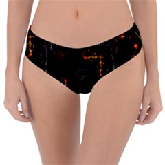 Abstract-animated-ornament-background-fractal-art- Reversible Classic Bikini Bottoms