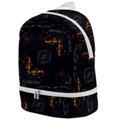 Abstract-animated-ornament-background-fractal-art- Zip Bottom Backpack