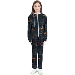 Abstract-animated-ornament-background-fractal-art- Kids  Tracksuit