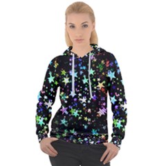 Christmas-star-gloss-lights-light Women s Overhead Hoodie by Jancukart