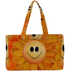 Sun-sunflower-joy-smile-summer Canvas Work Bag by Jancukart