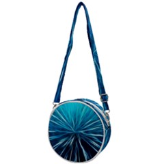 Background-structure-lines Crossbody Circle Bag by Jancukart