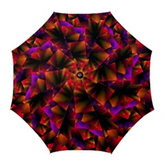Squares Motif Geometric Pattern Golf Umbrellas