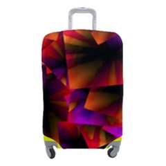 Squares Motif Geometric Pattern Luggage Cover (small) by dflcprintsclothing