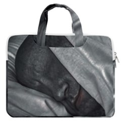 Monster Man Sleeping Macbook Pro13  Double Pocket Laptop Bag by dflcprintsclothing