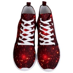 Firework-star-light-design Men s Lightweight High Top Sneakers