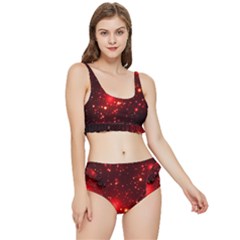 Firework-star-light-design Frilly Bikini Set by Jancukart