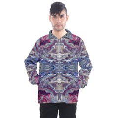 Abstract Pouring Men s Half Zip Pullover