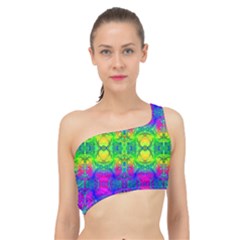 Color Me Happy Spliced Up Bikini Top  by Thespacecampers