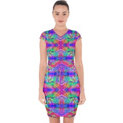 Deep Space 333 Capsleeve Drawstring Dress  by Thespacecampers