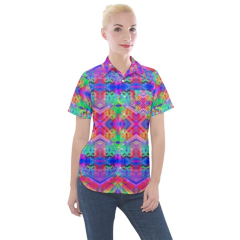 Deep Space 333 Women s Short Sleeve Pocket Shirt by Thespacecampers