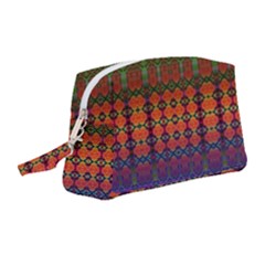 Fractaled Pixels Wristlet Pouch Bag (medium) by Thespacecampers