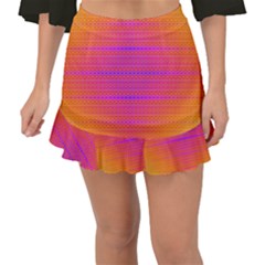 Sunrise Destiny Fishtail Mini Chiffon Skirt