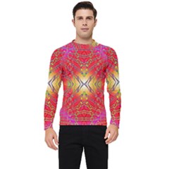 Liquid Lava Men s Long Sleeve Rash Guard by Thespacecampers