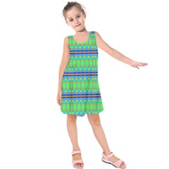 Green Machine Kids  Sleeveless Dress by Thespacecampers