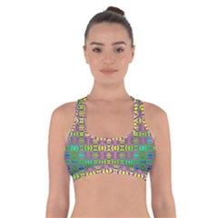 Unidentified  Flying Cross Back Sports Bra