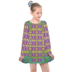 Unidentified  Flying Kids  Long Sleeve Dress