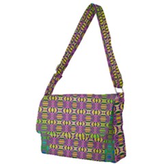 Unidentified  Flying Full Print Messenger Bag (s) by Thespacecampers
