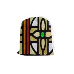 Abstract-0001 Drawstring Pouch (medium)