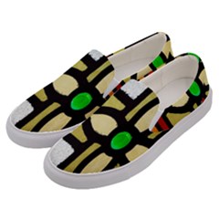 Abstract-0001 Men s Canvas Slip Ons by nate14shop