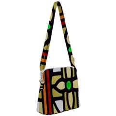 Abstract-0001 Zipper Messenger Bag by nate14shop