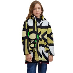 Abstract-0001 Kid s Hooded Longline Puffer Jacket