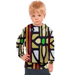 Abstract-0001 Kids  Hooded Pullover