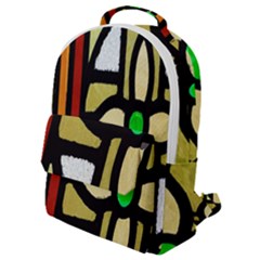 Abstract-0001 Flap Pocket Backpack (small)