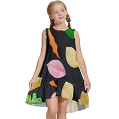 Autumn-b 001 Kids  Frill Swing Dress