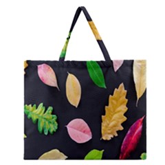 Autumn-b 002 Zipper Large Tote Bag by nate14shop