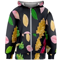 Autumn-b 002 Kids  Zipper Hoodie Without Drawstring