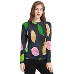 Autumn-b 002 Women s Long Sleeve Rash Guard by nate14shop