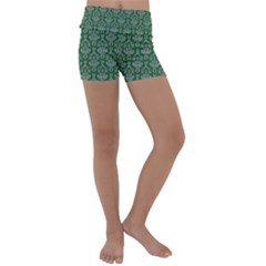 Background-b 003 Kids  Lightweight Velour Yoga Shorts by nate14shop