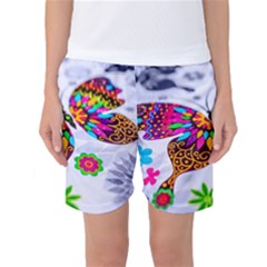 Butterfly-b 001 Women s Basketball Shorts by nate14shop