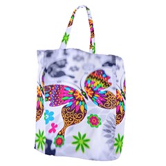 Butterfly-b 001 Giant Grocery Tote by nate14shop