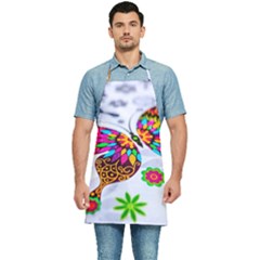 Butterfly-b 001 Kitchen Apron