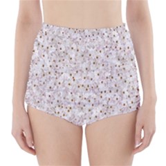 Cherry-blossoms High-Waisted Bikini Bottoms