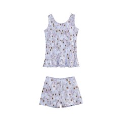 Cherry-blossoms Kids  Boyleg Swimsuit by nate14shop