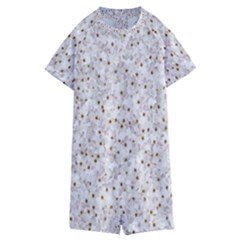 Cherry-blossoms Kids  Boyleg Half Suit Swimwear