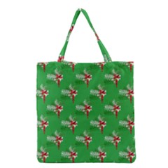 Christmas-b 002 Grocery Tote Bag by nate14shop