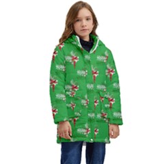 Christmas-b 002 Kid s Hooded Longline Puffer Jacket