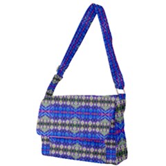 Bluedaba Full Print Messenger Bag (s) by Thespacecampers
