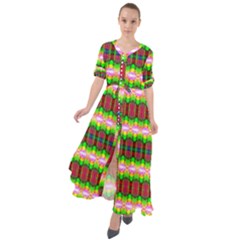 Extra Terrestrial Waist Tie Boho Maxi Dress