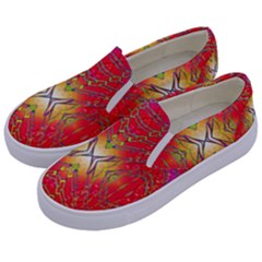 Lava Liquid Kids  Canvas Slip Ons by Thespacecampers